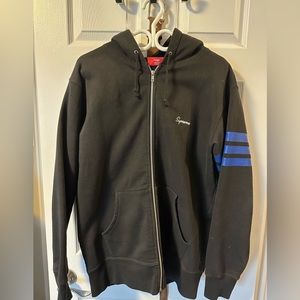 Supreme black hoodie in size Large